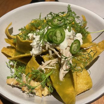 Cosme - Chicken chilaquiles - Mexican Near Me - New York, New York Cosme - Chicken chilaquiles - Mexican Near Me - New York, New York