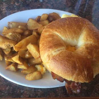 The Springs Water Front Dining - Bacon, Egg, & Cheese Croissant - American Near Me - Parker, Arizona The Springs Water Front Dining - Bacon, Egg, & Cheese Croissant - American Near Me - Parker, Arizona