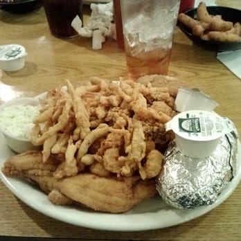 Ocean View Seafood - This is a $10.00 platter, fish, scallops along oyster, Calimari. - Seafood Near Me - Lexington, North Carolina Ocean View Seafood - This is a $10.00 platter, fish, scallops along oyster, Calimari. - Seafood Near Me - Lexington, North Carolina