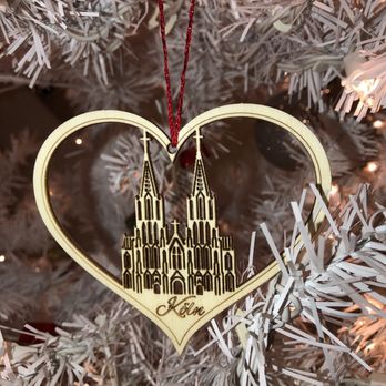 Weihnachtsmarkt Am Heumarkt - Our Köln wooden Christmas ornament from the Weihnachtsmarkt - Christmas Markets Near Me - Cologne, NW