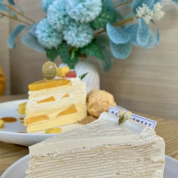 Maison Sweet - Mango Pomelo Sage cake, Jasmine Tea cake - Bakeries Near Me - Philadelphia, Pennsylvania Maison Sweet - Mango Pomelo Sage cake, Jasmine Tea cake - Bakeries Near Me - Philadelphia, Pennsylvania