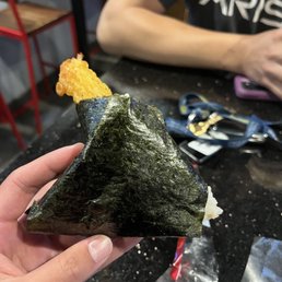 *.Shrimp Tempura Onigiri *.Shrimp Tempura Onigiri