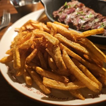 Tallow Steakhouse - $49 Special: The fries. Just OK/needed a bit more salt and better crispiness - Wine Bars Near Me - New York, New York