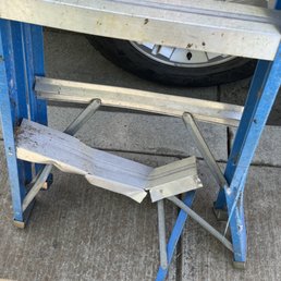Broken ladder Broken ladder