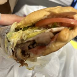 Pitusa Bakery - Cuban sandwich (with lettuce and tomato)