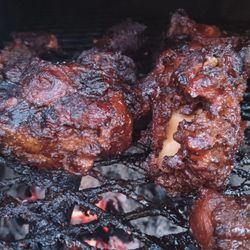 Beef ox tails smoked
