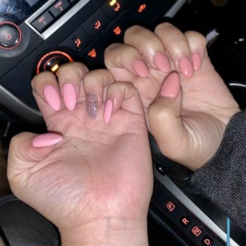 Tori Salon and Spa - Pink acrylic nails just in time for Valentine's with my girlfriend - Nail Salons Near Me - Honolulu, Hawaii Tori Salon and Spa - Pink acrylic nails just in time for Valentine's with my girlfriend - Nail Salons Near Me - Honolulu, Hawaii