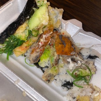 Xuan Asian - the whole tail shell is supposed to be considered the portion of lobster in my burrito - Korean Near Me - Albuquerque, New Mexico