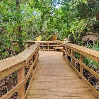 Riverwalk Park - Nice boardwalk path leading you to the small, beach strip at the end. - Parks Near Me - Rockledge, Florida Riverwalk Park - Nice boardwalk path leading you to the small, beach strip at the end. - Parks Near Me - Rockledge, Florida