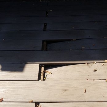 fiberon - Veranda fiber on decking at its best. Poor materials that don't last. Don't buy it no warranty - Masonry/Concrete Near Me - New London, North Carolina