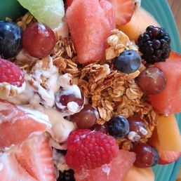 Moroccan Fruit, Granola, and Yogurt Moroccan Fruit, Granola, and Yogurt