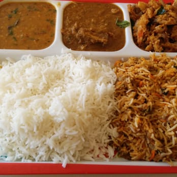 Deccan Spice - Chicken platter with dal,chicken curry,pakoras,rice and the amazing biryani! - Indian Near Me - Jersey City, New Jersey Deccan Spice - Chicken platter with dal,chicken curry,pakoras,rice and the amazing biryani! - Indian Near Me - Jersey City, New Jersey