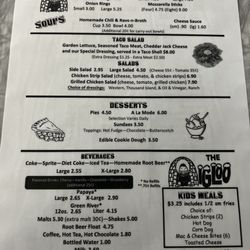 Igloo Drive-In - Menu page 2