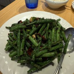 Wok fried green beans Wok fried green beans