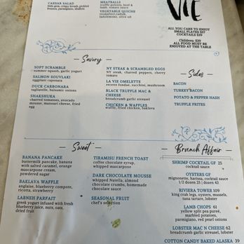 La Vie - Menu - Cocktail Bars Near Me - Washington, DC, District of Columbia La Vie - Menu - Cocktail Bars Near Me - Washington, DC, District of Columbia