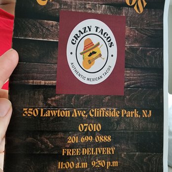 Crazy Tacos - Menu - Tacos Near Me - Cliffside Park, New Jersey