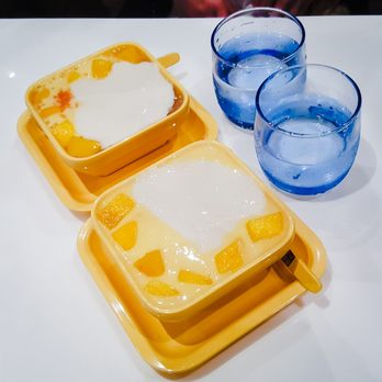 Sweethoney Dessert - Coco mango sago tofu pudding and Pamelon mago sago tofu pudding - Desserts Near Me - Colma, California Sweethoney Dessert - Coco mango sago tofu pudding and Pamelon mago sago tofu pudding - Desserts Near Me - Colma, California