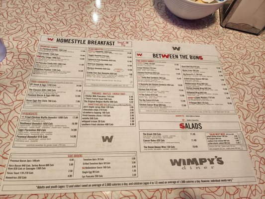 Menu photo 3 Wimpy's Diner Thornhill, ON Menu photo 3 Wimpy's Diner Thornhill, ON