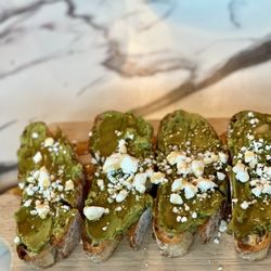 Turquoise Wine Bar - Avocado, Goat Cheese & Hot Honey
