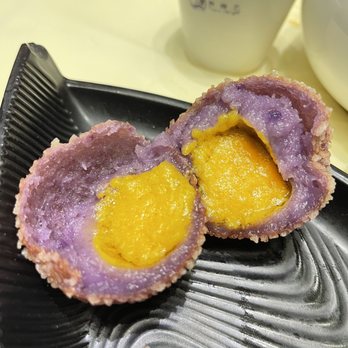 Fusion Delight - Yam Mochi with salted egg yolk - Chinese Near Me - San Leandro, California