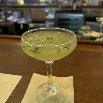 Barrio - a cocktail in a coupe glass on a table - Cocktail Bars Near Me - West Palm Beach, Florida Barrio - a cocktail in a coupe glass on a table - Cocktail Bars Near Me - West Palm Beach, Florida