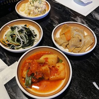 One Shot Pocha - Bon chon (side dishes already included) - Korean Near Me - Houston, Texas