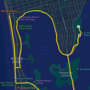 Crown Point - Beautiful running loop that leaves from crown point. - Parks Near Me - San Diego, California Crown Point - Beautiful running loop that leaves from crown point. - Parks Near Me - San Diego, California