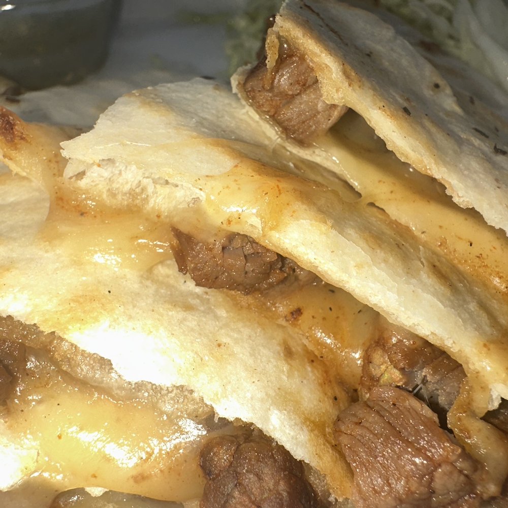 El Lechon - Close-Up of Steak Quesadilla - Food Trucks Near Me - Commerce City, Colorado