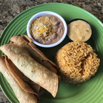 Tequila Lime Cantina - Taquitos (appetizer) + sides = entree - Mexican Near Me - Fall River, Massachusetts
