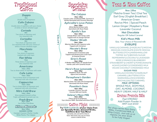 Menu photo 1 Calypso Coffee Bar Apopka, FL Menu photo 1 Calypso Coffee Bar Apopka, FL