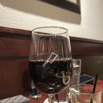 The Chop House - 9oz Pour. Love the cute wine glass - New American Near Me - Hendersonville, Tennessee