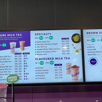 Chatime - Menu 6/10/23. I wanted to order their winter melon ice tea but they said they discontinued it :( - Bubble Tea Near Me - Toronto, Ontario