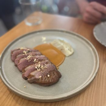 Vuela Tapas And Cocktails - Duck, amazing sauce - Cocktail Bars Near Me - Seville, SE Vuela Tapas And Cocktails - Duck, amazing sauce - Cocktail Bars Near Me - Seville, SE