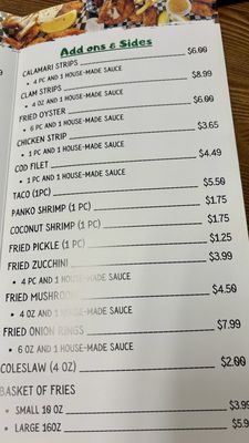 Menu photo 4 Battered Fish & Chips Salem, OR