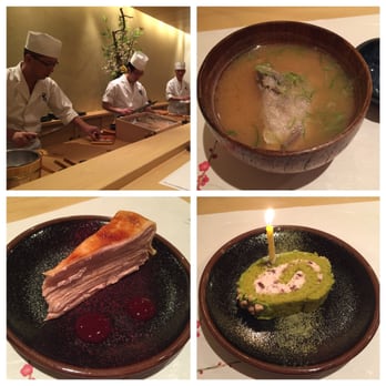 Kabuto - YOROI omakase- miso soup, and dessert from suzuya. Strawberry Mille cake or green tea roll cake with azuki filling. - Sushi Bars Near Me - Las Vegas, Nevada Kabuto - YOROI omakase- miso soup, and dessert from suzuya. Strawberry Mille cake or green tea roll cake with azuki filling. - Sushi Bars Near Me - Las Vegas, Nevada