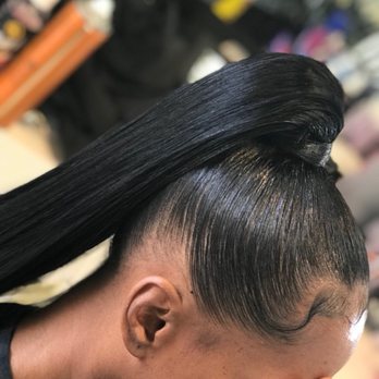 Madonna Rozelle Salon Suites - Invisible ponytail extensions done by Nakai - Hair Salons Near Me - Lancaster, California Madonna Rozelle Salon Suites - Invisible ponytail extensions done by Nakai - Hair Salons Near Me - Lancaster, California