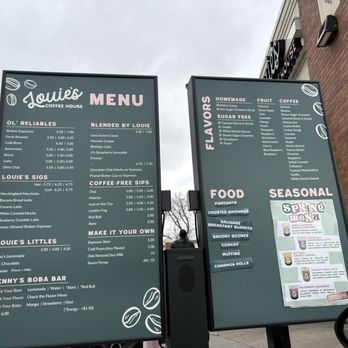 Louie’s Coffee House - Drive-thru menu - Coffee & Tea Near Me - Council Bluffs, Iowa
