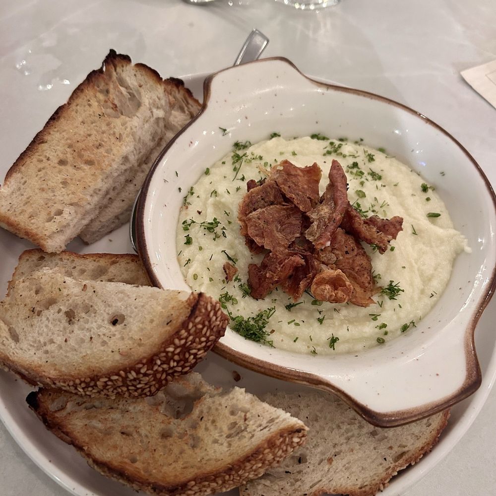 Kouklas - Skordalia (garlic potato dip - comes cold) - Greek Near Me - Niles, Illinois