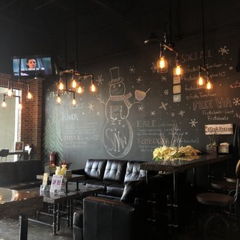 Frutta Bowls - a chalkboard wall in a coffee shop - Desserts Near Me - Toms River, New Jersey