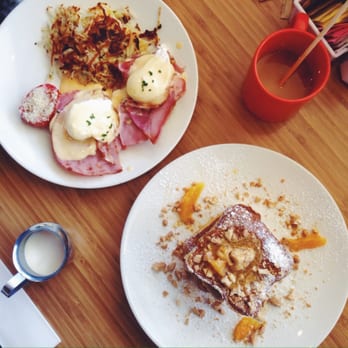 Early Bird - Eggs Benedict and French toast. - New American Near Me - Fullerton, California