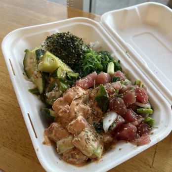 Jus' Poke - Regular with original and spicy poke - Hawaiian Near Me - Redondo Beach, California Jus' Poke - Regular with original and spicy poke - Hawaiian Near Me - Redondo Beach, California