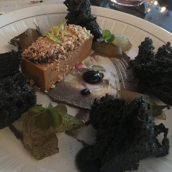 The Mackenzie Room - Sea Urchin pate with squid ink brioche - Canadian (New) Near Me - Vancouver, British Columbia