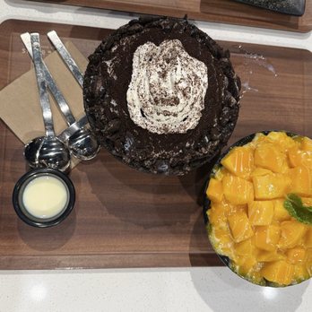 Sul & Beans - Mango and Oreo bingsoo - Shaved Ice Near Me - Los Angeles, California