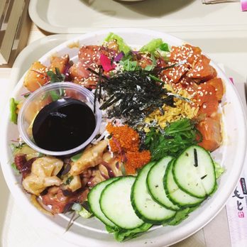 Beyond The Bowl - Poke with salmon and octopus - Poke Near Me - Seattle, Washington