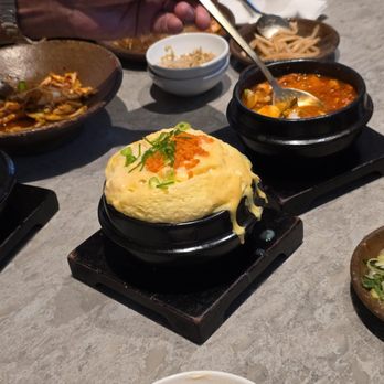 Onkee Korean Grill House - Banchan with soup and steamed eggs - Korean Near Me - Honolulu, Hawaii Onkee Korean Grill House - Banchan with soup and steamed eggs - Korean Near Me - Honolulu, Hawaii