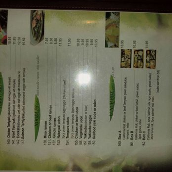 L A Sushi Fusion - a menu for sushi fusion - Japanese Near Me - Mission, British Columbia