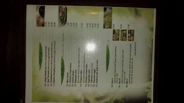 Menu photo 1 L A Sushi Fusion Mission, BC
