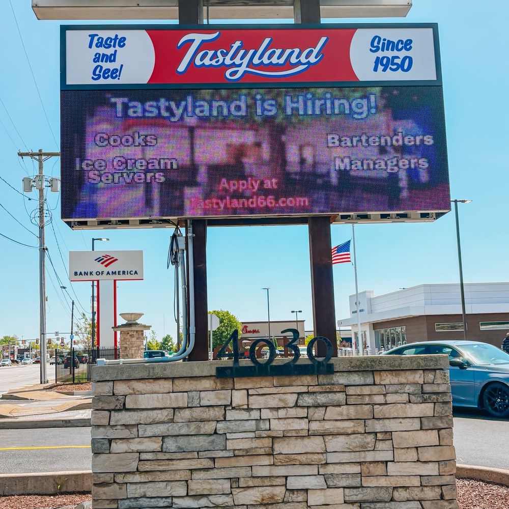Tastyland - Signage - Ice Cream & Frozen Yogurt Near Me - Monroeville, Pennsylvania Tastyland - Signage - Ice Cream & Frozen Yogurt Near Me - Monroeville, Pennsylvania