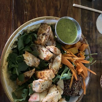 The Floridian - Grain bowl with chicken - Southern Near Me - Saint Augustine, Florida The Floridian - Grain bowl with chicken - Southern Near Me - Saint Augustine, Florida