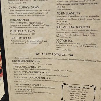 Cheeky Bastards - 6.26.26. portion of the menu #ReviewsByRL - Breakfast & Brunch Near Me - Indianapolis, Indiana